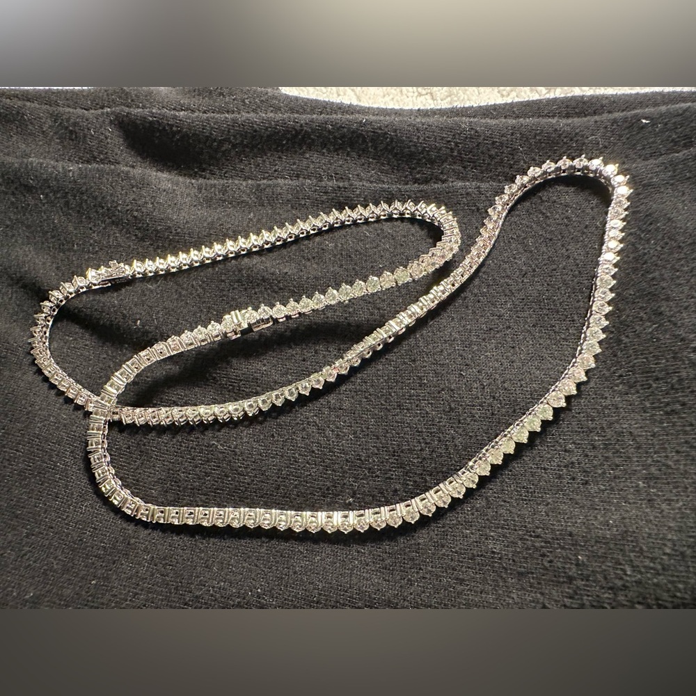 Diamonique Epiphany Tennis Necklace